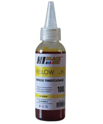 Чернила Hi-Black Универсальные для HP (Тип H-V1) Yellow 100ml