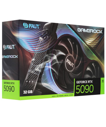 Видеокарта PCI-E 5.0 32Gb GeForce RTX 5090 Palit GAMEROCK (NE75090019R5-GB2020G)