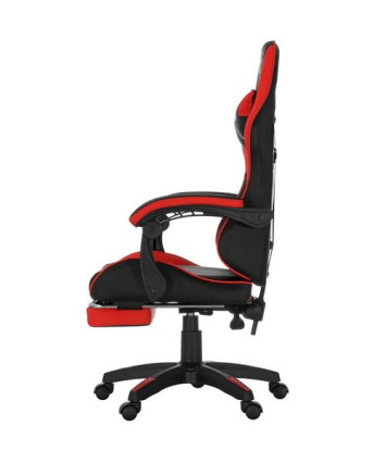 Кресло игровое Defender Etna, черный/красный