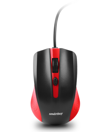 Мышь проводная Smartbuy ONE 352, USB, красный-черный