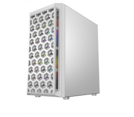 Корпус mATX без БП Powercase Mistral Micro T3W (CMIMTW-L3), белый
