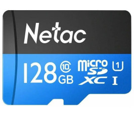 Карта памяти microSDXC Card UHS-I U1 128Gb Netac P500 (NT02P500STN-128G-S)