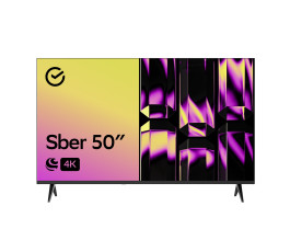 Телевизор LED 50" Sber SDX 50U4126 чёрный