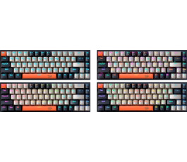 Клавиатура механическая Redragon Ryze RU, RGB, черный/серый/оранжевый