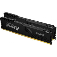 Комплект модулей памяти DDR4 2x8Gb PC4-25600 3200MHz Kingston FURY Beast Black (KF432C16BBK2/16)