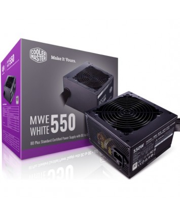 Блок питания 550W Cooler Master MWE 550 WHITE - V2 (MPE-5501-ACABW-EU)