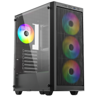 Корпус ATX без БП ID-Cooling Ware 310 ARGB, черный