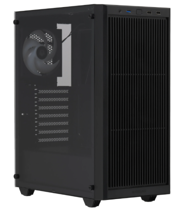 Корпус ATX без БП ID-Cooling Ware 310 ARGB, черный