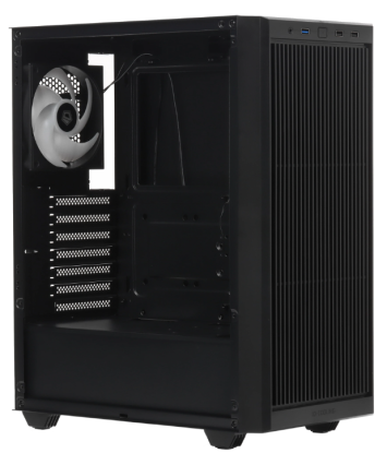 Корпус ATX без БП ID-Cooling Ware 310 ARGB, черный