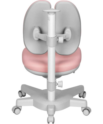 Детское компьютерное кресло Cactus CS-CHR-3604PK розовый крестов. пластик серый