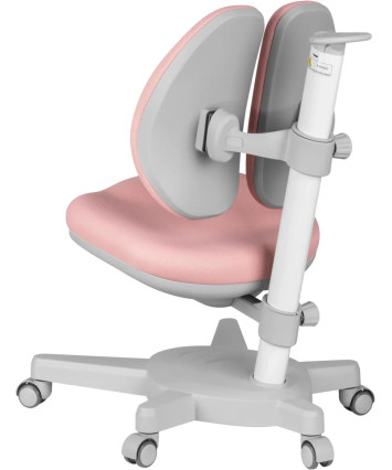 Детское компьютерное кресло Cactus CS-CHR-3604PK розовый крестов. пластик серый