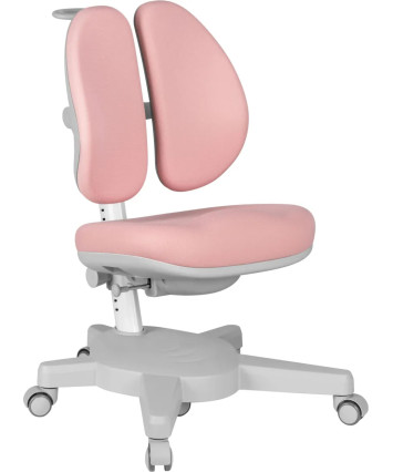 Детское компьютерное кресло Cactus CS-CHR-3604PK розовый крестов. пластик серый