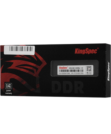 Модуль памяти DDR4 8Gb PC25600 3200MHz Kingspec (KS3200D4P12008G)