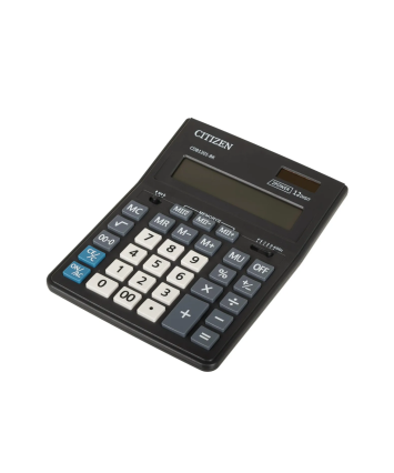 Калькулятор настольный Eleven Business Line CDB1201-BK, 12 разрядов, двойное питание, черный