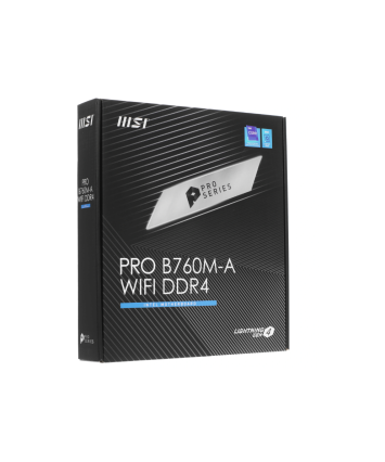 Материнская плата Socket 1700 MSI PRO B760M-A WIFI DDR4