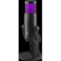 Игровой стрим микрофон Defender Galactar GMC 250 USB, LED, провод 1.5 м