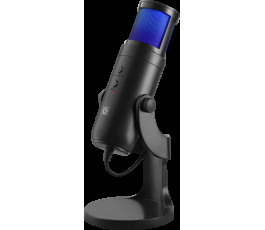 Игровой стрим микрофон Defender Galactar GMC 250 USB, LED, провод 1.5 м