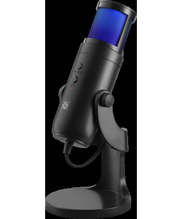 Игровой стрим микрофон Defender Galactar GMC 250 USB, LED, провод 1.5 м Игровой стрим микрофон Defender Galactar GMC 250 USB, LED, провод 1.5 м