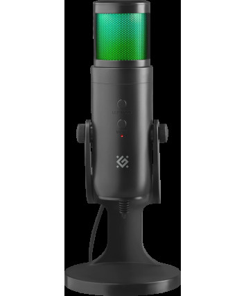 Игровой стрим микрофон Defender Galactar GMC 250 USB, LED, провод 1.5 м Игровой стрим микрофон Defender Galactar GMC 250 USB, LED, провод 1.5 м