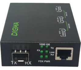 Медиаконвертер Digma DMC-1G-SFPL