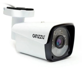 IP Камера видеонаблюдения Ginzzu HIB-5303A, IP 5.0Mp, 3.6mm, POE, IR 30м, IP66, мет.
