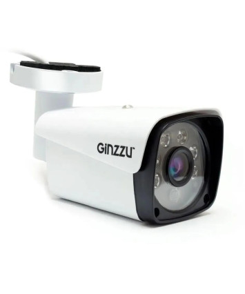 IP Камера видеонаблюдения Ginzzu HIB-5303A, IP 5.0Mp, 3.6mm, POE, IR 30м, IP66, мет.