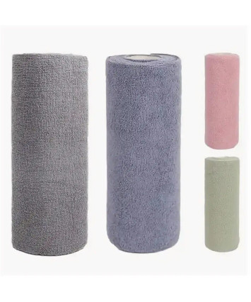 Салфетки для уборки / тряпки для кухни из микрофибры в рулоне 75 штук