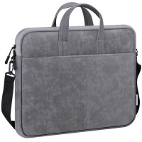 Сумка для ноутбука 15,6" Defender Solid, кожа, серый