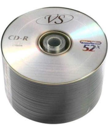 Оптический диск CD-R VS  700 Mb, 52х, Bulk (уп 50шт)