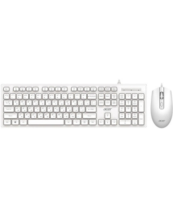 Проводной набор клавиатура + мышь Acer OCC504, белый