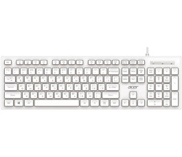Проводной набор клавиатура + мышь Acer OCC504, белый