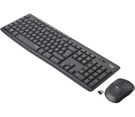 Беспроводной набор клавиатура + мышь Logitech Wireless MK295 Silent Combo, черный (920-009807)