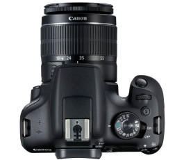 Зеркальный фотоаппарат Canon EOS 2000D KIT черный 24.1Mpix 18-55mm DC черный
