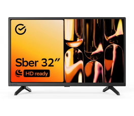 Телевизор LED 32" Sber SDX 32H2012B черный
