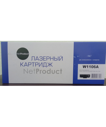 Картридж совместимый NetProduct N-W1106A (107a/107r/107w/MFP135a/135r/135w) (1K) (без чипа)