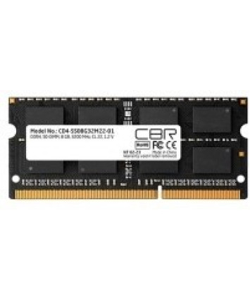 Модуль памяти SODIMM DDR4 8Gb PC25600 3200MHz CBR (CD4-SS08G32M22-01)