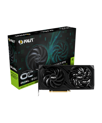 Видеокарта nVidia PCI-E 8Gb GeForce RTX 4060TI Palit DUAL NE6406TT19P1-1060D