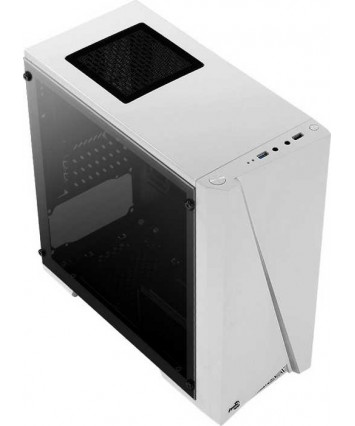 Корпус компьютерный mATX без БП AeroCool Cylon Mini, белый