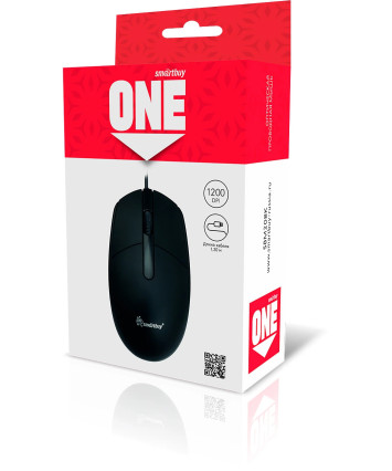 Мышь проводная Smartbuy ONE 208, черный Мышь проводная Smartbuy ONE 208, черный