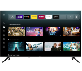 Телевизор 50" Sber SDX 50UQ6000DBA, QLED, чёрный
