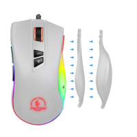 Мышь игровая PANTEON PS88, белый