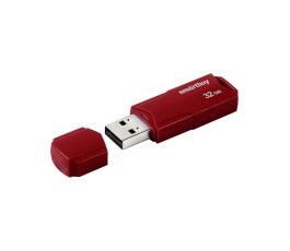 Флеш накопитель 32Gb USB 2.0 SmartBuy CLUE Burgundy (SB32GBCLU-BG)