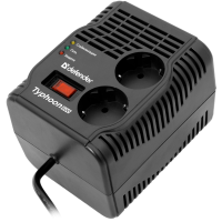 Стабилизатор напряжения Defender AVR Typhoon 600, 200 Вт, 2 розетки