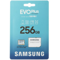 Карта памяти MicroSDXC UHS-I Card 256Gb Samsung EVO Plus (с адаптером) (MB-MC256SA/EU)