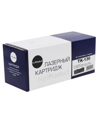 Тонер-картридж совместимый NetProduct N-TK-130 (Kyocera P2040dn/P2040dw) 7,2K, с чипом