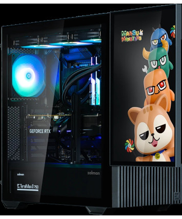 Корпус ATX без БП ZALMAN Z10 DS черный