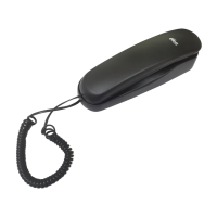 Телефон проводной RITMIX RT-002, черный