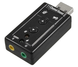 Звуковая карта внешняя USB C-Media CM108 TRUA71 (ASIA USB 8C V & V)