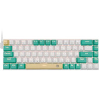 Клавиатура механическая Defender Vexx Pro GK-084, белая/зеленая