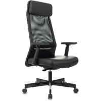 Кресло эргономичное Бюрократ T-995 экокожа/сетка, крестовина металл, черный